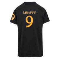 Real Madrid Kylian Mbappe #9 Tretí Ženy futbalový dres 2023-24 Krátky Rukáv